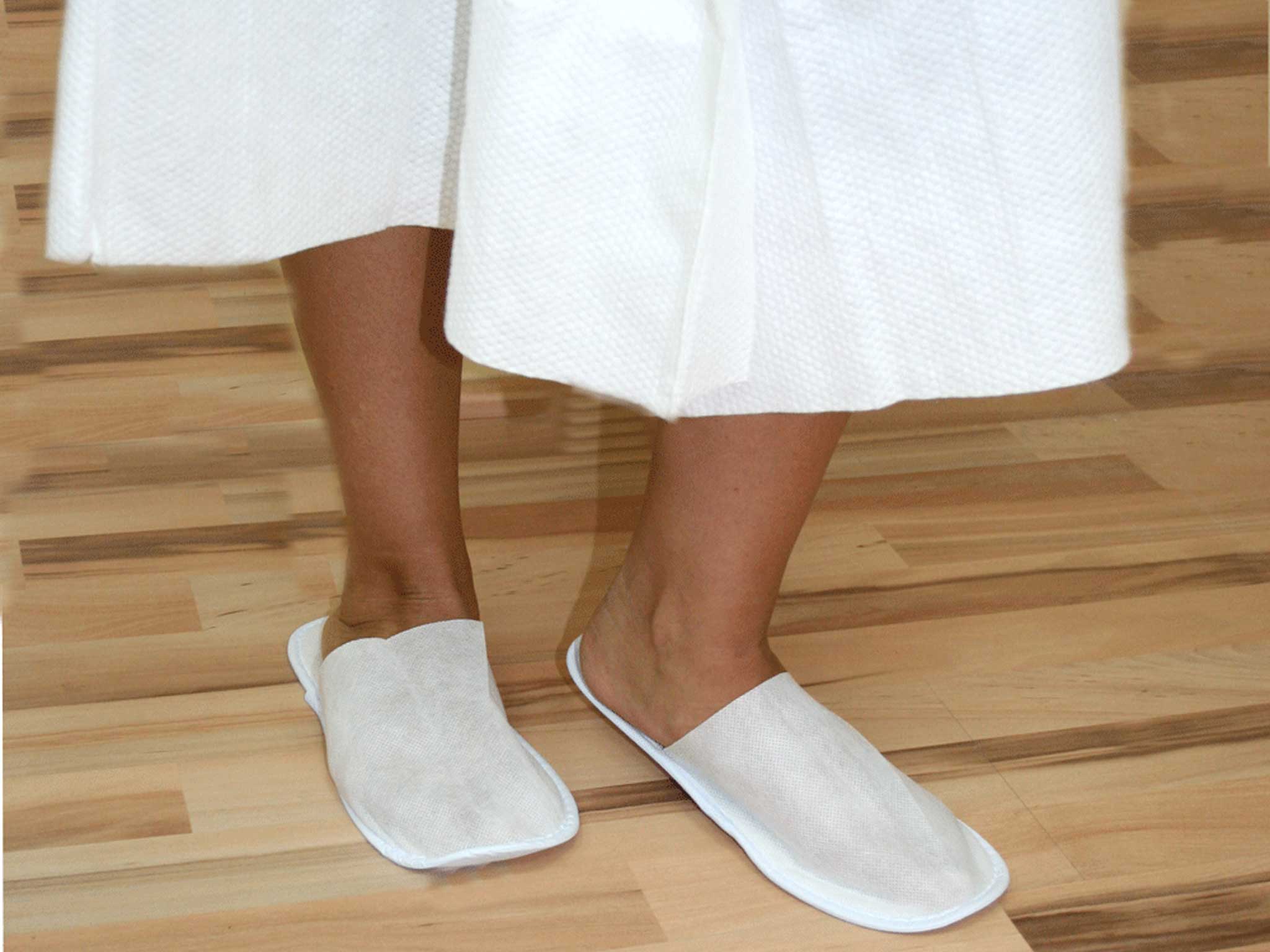 Zapatillas desechables de polipropileno para balnearios y spas